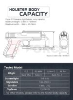 Кобур Cytac за Glock 19 с фенери Olight универсален » Force.BG
