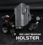 Кобур Cytac за Glock 19 с фенери Olight универсален » Force.BG