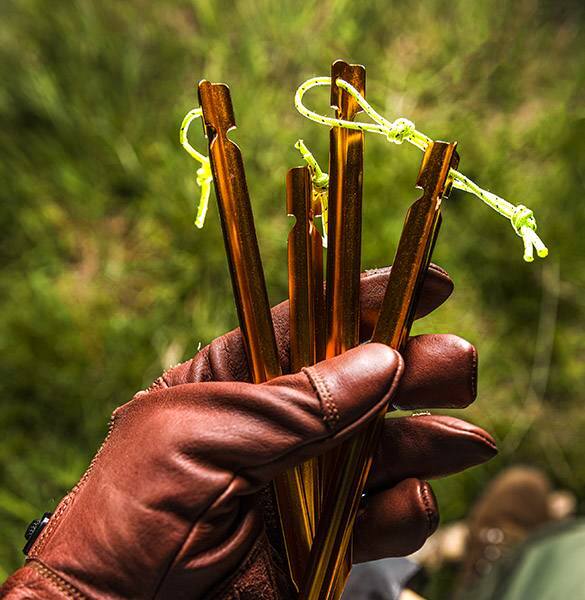 Колчета за палатка Helikon-Tex TARP STAKES, оранжеви » Force.BG