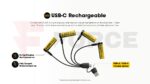 Акумулаторни батерии AA Nitecore NH2400 2400mAh USB-C 4 бр » Force.BG