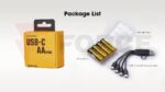 Акумулаторни батерии AA Nitecore NH2400 2400mAh USB-C 4 бр » Force.BG