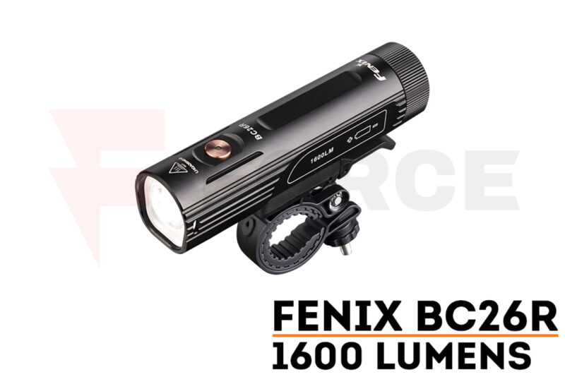 Комплект Велосипеден фар Fenix BC26R 1600 Лумена + Заден стоп BC05R V2.0 » Force.BG