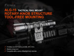 Крепеж за фенер на Picatinny релса FENIX ALG-15 FLASHLIGHT RAIL MOUNT » Force.BG