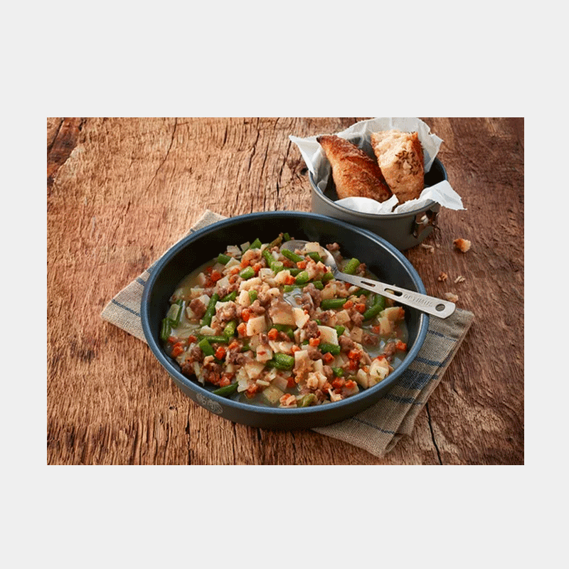 Лиофилизирана храна: Пържени картофи с телешко и зелен фасул Trek'n Eat Hearty Potato Stir Fry with Beef and green Beens » Force.BG