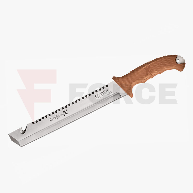 Мачете с трион Camillus Carnivore X 18" Titanium Bonded 440 » Force.BG