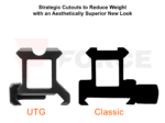 Монтаж Picatinny UTG Super Slim Riser 0.83", 13 слота » Force.BG