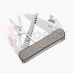 Мултифункционален нож Fox Knives Vulpis 130-SF5 Titan M390 » Force.BG