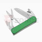 Мултифункционален нож Fox VULPIS F4 N690Co Aluminium син » Force.BG