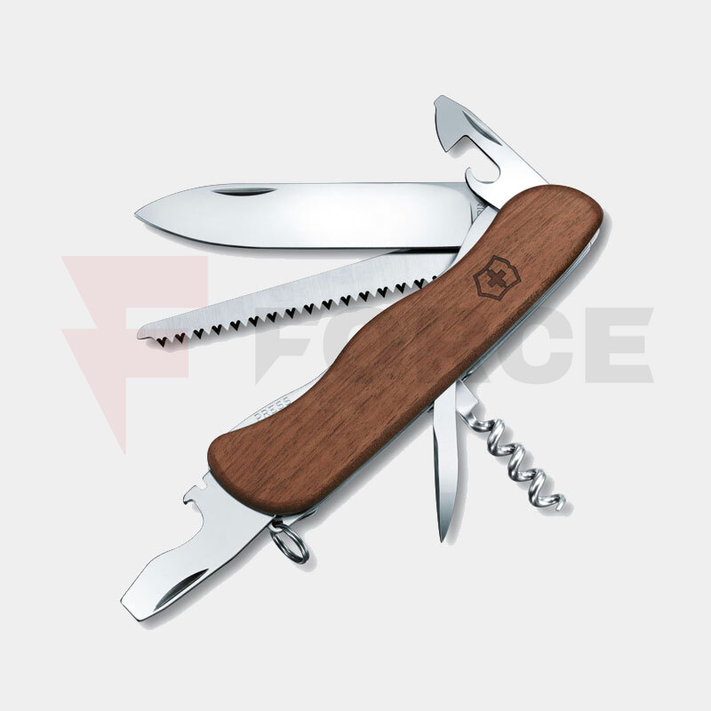 Мултифункционален Швейцарски Джобен Нож Victorinox Forester Wood 1.4110 Cellidor walnut wood » Force.BG