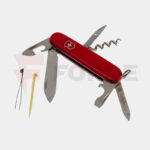 Мултифункционален Швейцарски Джобен Нож Victorinox Sportsman with key ring 1.4110 Cellidor Plastic Red » Force.BG
