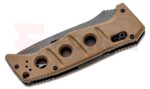 Автоматичен сгъваем нож Benchmade Auto Adamas CruWear G10 Desert Tan » Force.BG
