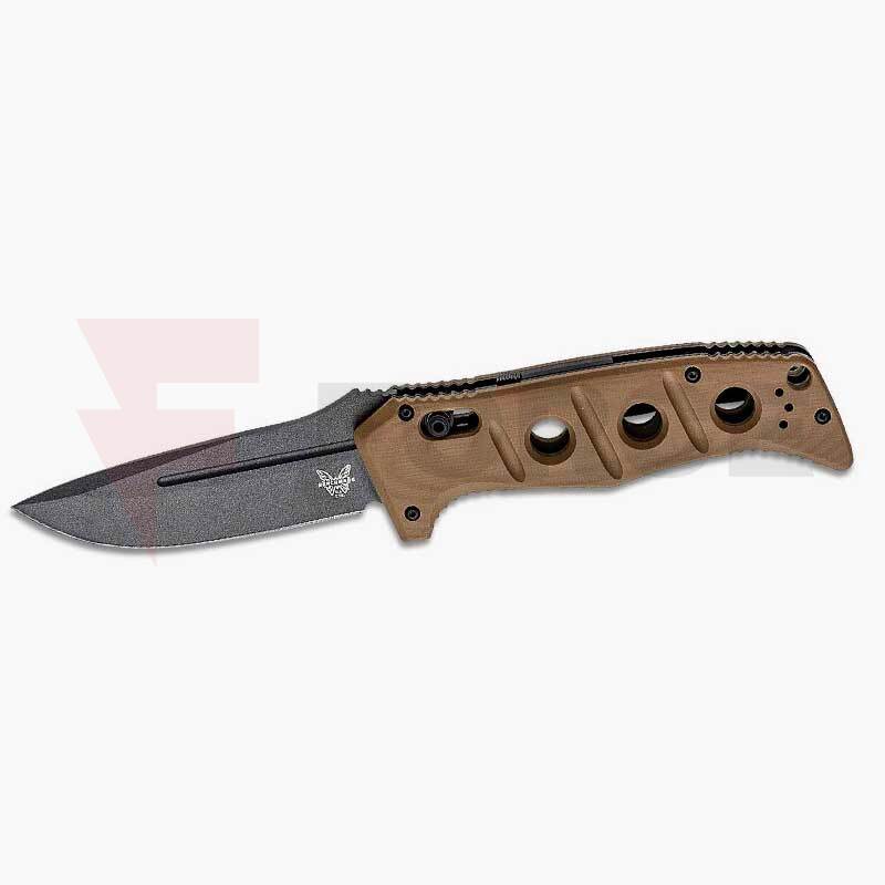 Автоматичен сгъваем нож Benchmade Auto Adamas CruWear G10 Desert Tan » Force.BG