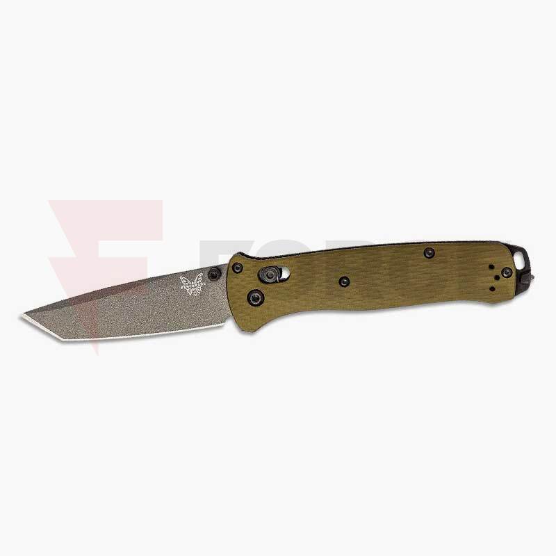Сгъваем нож Benchmade Bailout Tanto CPM M4 Aluminum Woodland Green » Force.BG