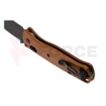 Сгъваем нож Benchmade Bugout M390 Burnt Brass » Force.BG