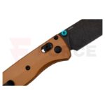 Сгъваем нож Benchmade Bugout M390 Burnt Brass » Force.BG