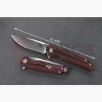 Сгъваем нож CH KNIVES CH 3510 D2 Micarta Black/Orange » Force.BG