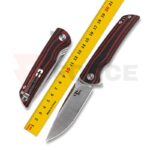 Сгъваем нож CH KNIVES CH 3510 D2 Micarta Black/Orange » Force.BG