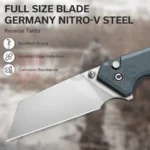 Джобен нож CIVIVI Amirite Nitro-V G10 Neutral Blue » Force.BG