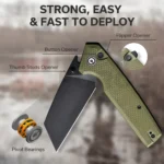 Джобен нож CIVIVI Amirite Nitro-V G10 зелен » Force.BG