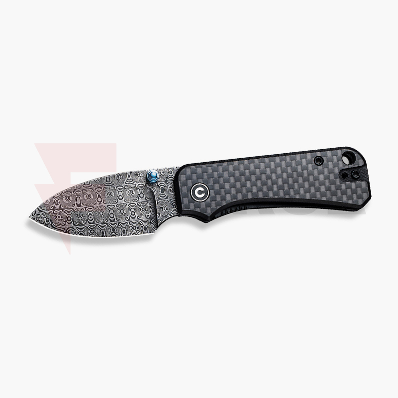 Сгъваем нож Damascus CIVIVI Baby Banter G10/Carbon Black » Force.BG Сгъваем нож Damascus CIVIVI Baby Banter G10/Carbon Black » Force.BG
