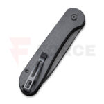 Сгъваем нож CIVIVI Button Lock Elementum 14C28N G10 All Black » Force.BG