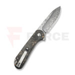 Сгъваем нож CIVIVI Button Lock Elementum II Carbon Дамаск » Force.BG