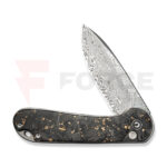 Сгъваем нож CIVIVI Button Lock Elementum II Carbon Дамаск » Force.BG
