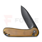 Джобен нож CIVIVI Button Lock Elementum II Ultem Amber&Black » Force.BG