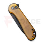 Джобен нож CIVIVI Button Lock Elementum II Ultem Amber&Black » Force.BG