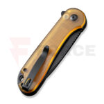 Джобен нож CIVIVI Button Lock Elementum II Ultem Amber&Black » Force.BG