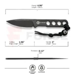 Нож за врата CIVIVI Circulus Black SW 10Cr15CoMoV » Force.BG