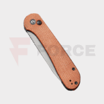 Сгъваем нож Civivi Elementum 14C28N Button Lock Brown Micarta » Force.BG