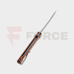 Сгъваем нож Civivi Elementum 14C28N Button Lock Brown Micarta » Force.BG