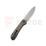 Сгъваем нож Civivi Elementum 14C28N Button Lock Dark Green Micarta » Force.BG