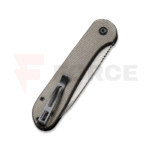 Сгъваем нож Civivi Elementum 14C28N Button Lock Dark Green Micarta » Force.BG