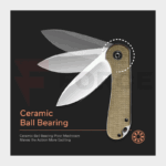 Сгъваем нож Civivi Elementum D2 Micarta Olive 75mm » Force.BG