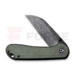 Джобен нож Damascus CIVIVI Elementum Micarta зелен » Force.BG