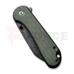 Джобен нож Damascus CIVIVI Elementum Micarta зелен » Force.BG