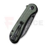 Джобен нож Damascus CIVIVI Elementum Micarta зелен » Force.BG