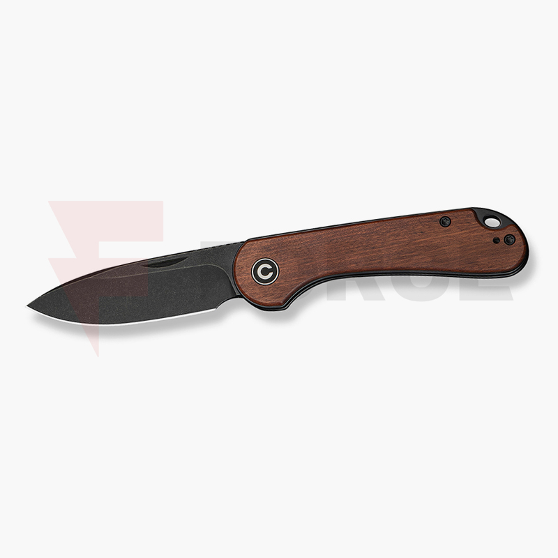 Компактен джобен нож CIVIVI Elementum Slip Joint 14C28N с дървена дръжка » Force.BG