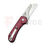 Сгъваем нож CIVIVI Elementum Utility 6Cr13 Aluminum Burgundy » Force.BG