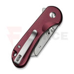 Сгъваем нож CIVIVI Elementum Utility 6Cr13 Aluminum Burgundy » Force.BG