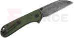 Нож Civivi Elementum Wharncliffe Damascus Micarta Green » Force.BG