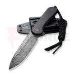 Фиксиран нож CIVIVI Elementum Damascus Black Ebony » Force.BG