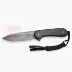 Фиксиран нож CIVIVI Elementum Damascus Black Ebony » Force.BG