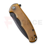 Тактически сгъваем нож CIVIVI Praxis 9Cr18MoV Ultem Amber » Force.BG