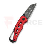 Сгъваем нож CIVIVI Pragma Damascus Aluminum Red 55.9мм » Force.BG
