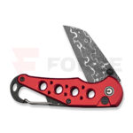 Сгъваем нож CIVIVI Pragma Damascus Aluminum Red 55.9мм » Force.BG