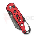 Сгъваем нож CIVIVI Pragma Damascus Aluminum Red 55.9мм » Force.BG