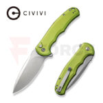Сгъваем нож Civivi Praxis Nitro-V Aluminum Lime Green » Force.BG